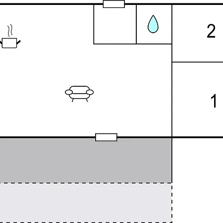Holiday home In With Kitchen